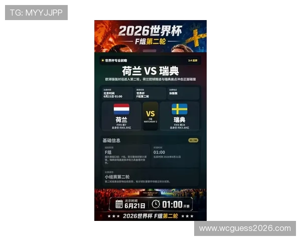 2026年荷兰瑞典世界杯比赛赛前战术策略与胜负预测指南